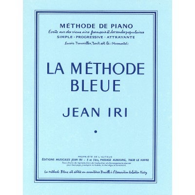 IRI JEAN - LA METHODE BLEUE - PIANO