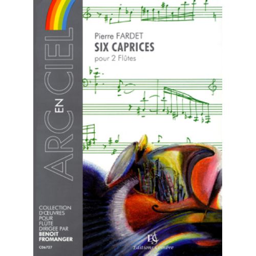 FARDET PIERRE - SIX CAPRICES - 2 FLUTES