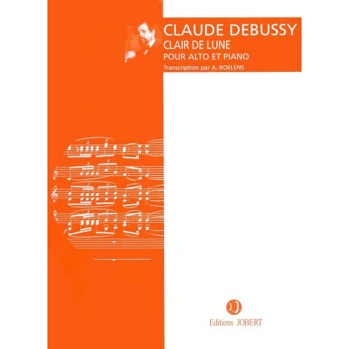 JOBERT DEBUSSY C. - CLAIR DE LUNE - ALTO, PIANO