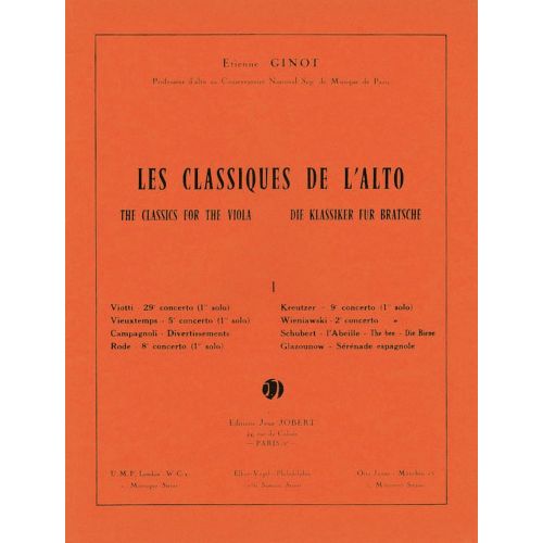  Vieuxtemps Henri - Concerto N°5 - Premier Solo - Alto, Piano