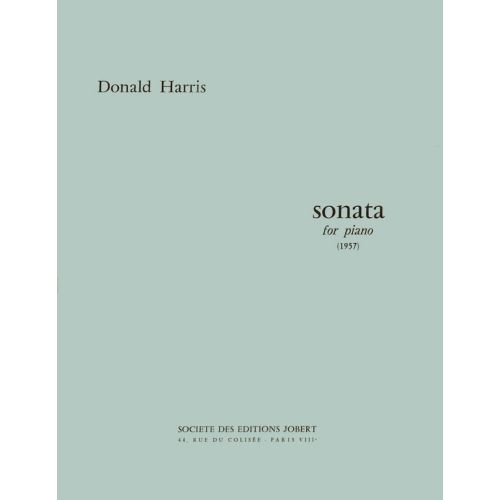 JOBERT HARRIS DONALD - SONATE POUR PIANO - PIANO