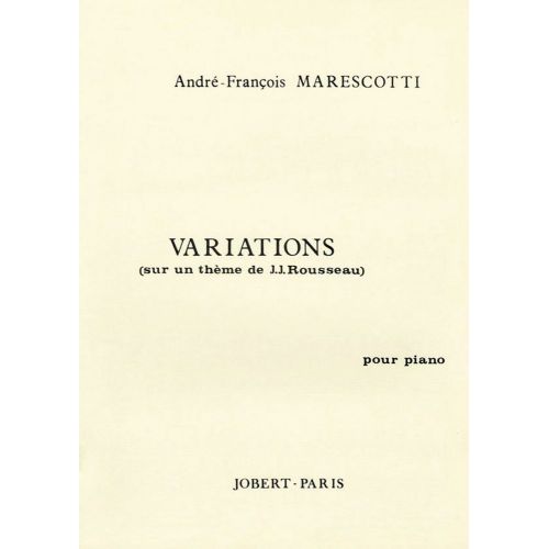 JOBERT MARESCOTTI A.F. - VARIATIONS - PIANO