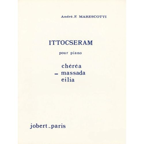JOBERT MARESCOTTI A.F. - ITTOCSERAM - MASSADA - PIANO