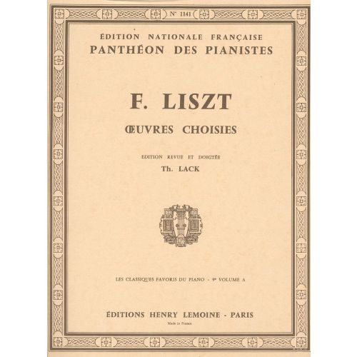 LEMOINE LISZT F. - CLASSIQUES FAVORIS VOL.9A - PIANO