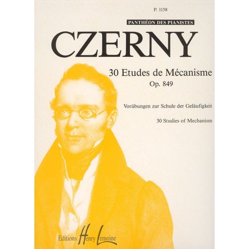 CZERNY CARL - ETUDES DE MECANISME (30) OP.849 - PIANO