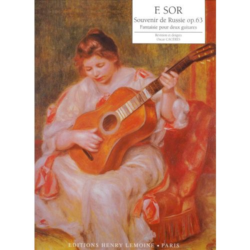 LEMOINE SOR FERNANDO - SOUVENIR DE RUSSIE OP.63 - 2 GUITARES