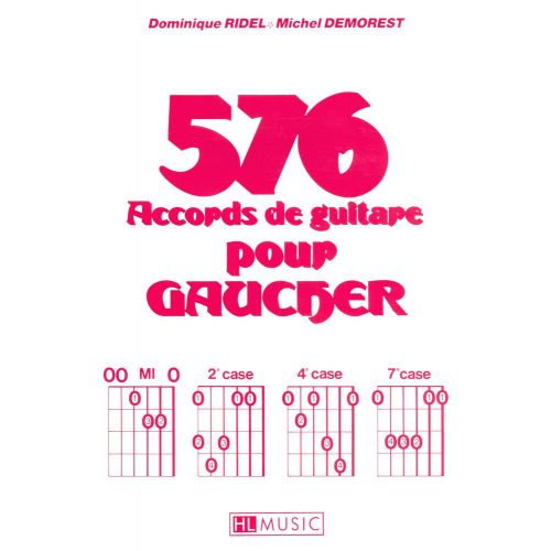 DEMOREST MICHEL - ACCORDS POUR GAUCHER (576) - GUITARE