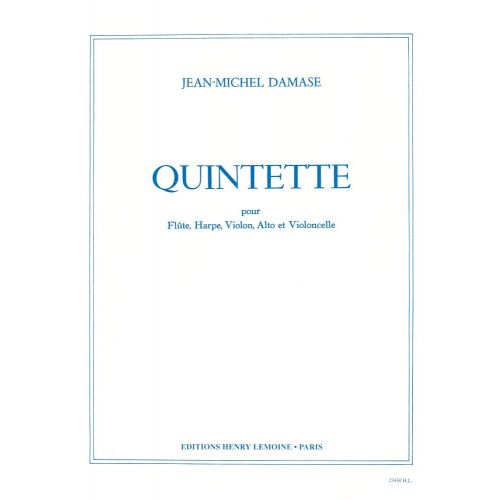 LEMOINE DAMASE JEAN-MICHEL - QUINTETTE OP.2 - FLUTE, HARPE, VIOLON, ALTO, VIOLONCELLE