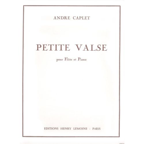  Caplet Andre - Petite Valse - Flute, Piano