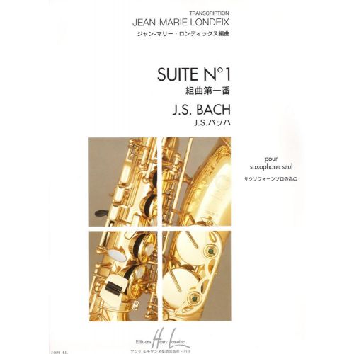 BACH J.S. - SUITE N°1 - SAXOPHONE SOLO