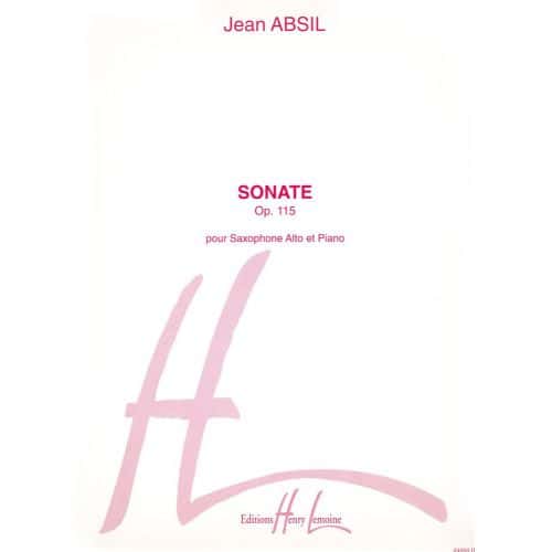 ABSIL - SONATE OP.115 - SAXOPHONE MIB ET PIANO