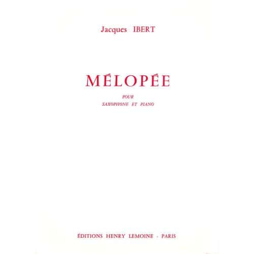 IBERT - MÉLOPÉE - SAXOPHONE ET PIANO