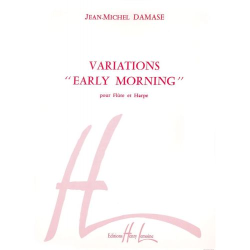  Damase Jean-michel - Variations Early Morning - Flute, Harpe