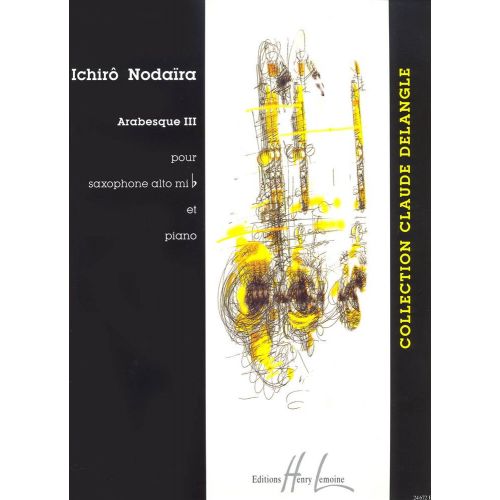 NODAIRA ICHIRO - ARABESQUE III - SAXOPHONE MIB, PIANO