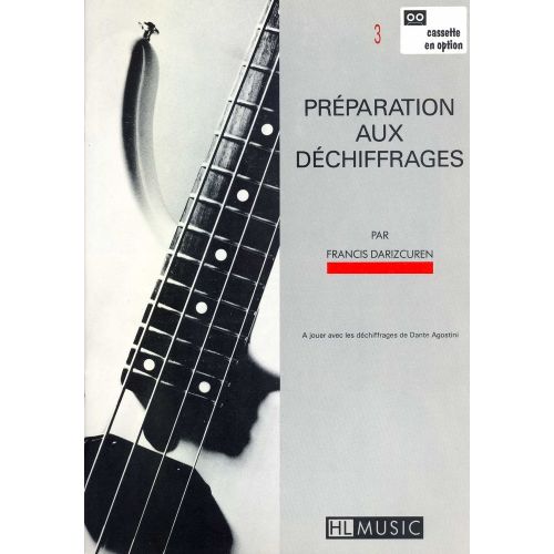 LEMOINE DARIZCUREN FRANCIS - PREPARATION AU DECHIFFRAGE VOL.3 ET 4 + CD - GUITARE BASSE 