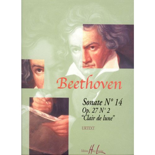 BEETHOVEN LUDWIG VAN - SONATE N°14 OP.27 N°2 CLAIR DE LUNE - PIANO