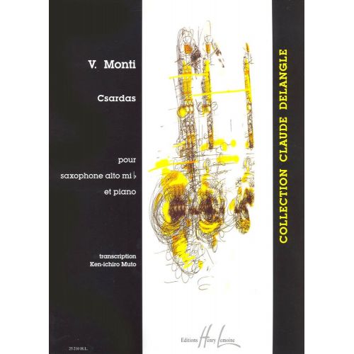 LEMOINE MONTI VITTORIO - CZARDAS - SAXOPHONE MIB, PIANO