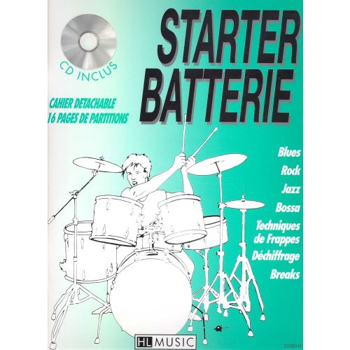 BILLAUDY PATRICK - STARTER BATTERIE VOL.1 + CD - BATTERIE