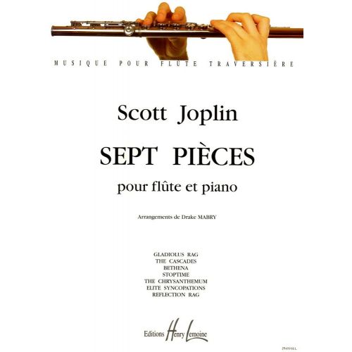JOPLIN SCOTT - PIECES (7) - FLUTE, PIANO