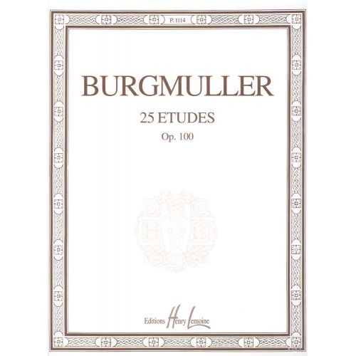  Burgmuller Friedrich - Etudes Op.100 (25) - Piano