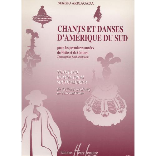  Arriagada Sergio - Chants Et Danses De La Cordillere Des Andes - Flute, Piano