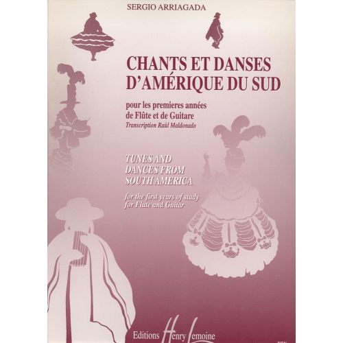LEMOINE Arriagada - Chants/danses Cordillère - Flûte et Piano