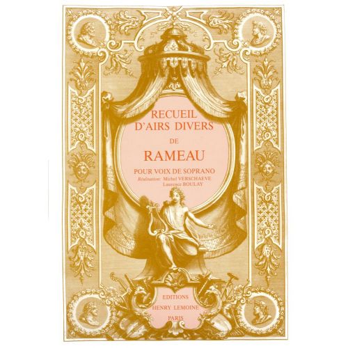LEMOINE RAMEAU JEAN-PHILIPPE - RECUEIL D'AIRS VOL.1 - SOPRANO, PIANO
