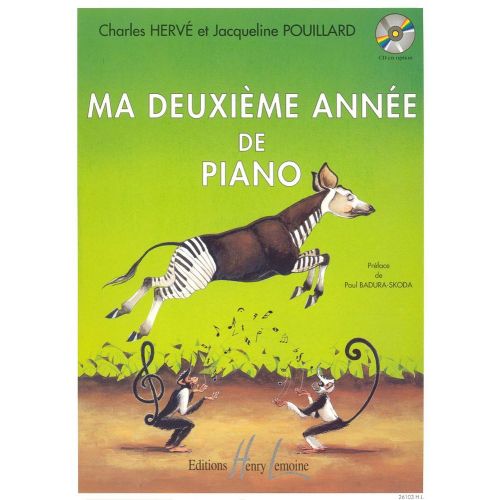 HERVE C. / POUILLARD J. - MA 2EME ANNEE DE PIANO - PIANO