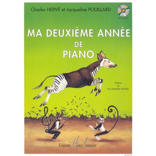 LEMOINE HERVE C. / POUILLARD J. - MA 2EME ANNEE DE PIANO - PIANO