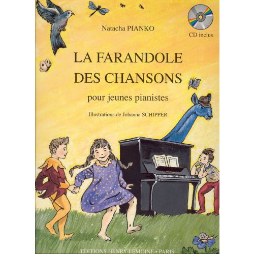  Pianko Natacha - Farandole Des Chansons + Cd - Piano