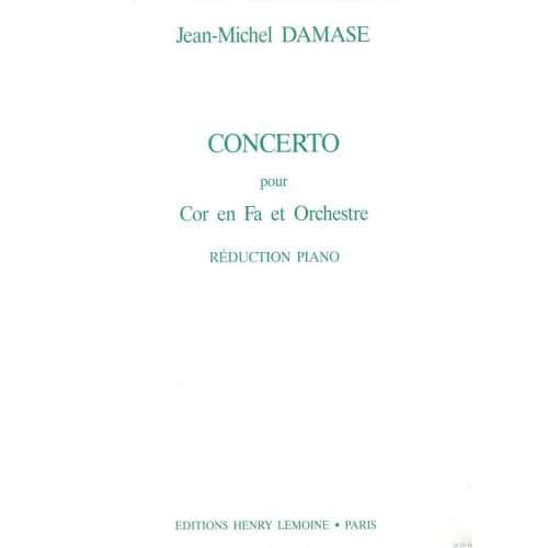  Damase Jean-michel - Concerto Pour Cor En Fa - Cor, Piano (reduction)