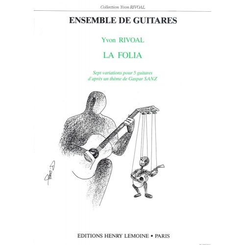 LEMOINE SANZ GASPAR - FOLIA (LA) - 5 GUITARES