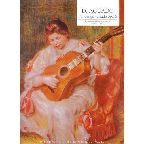 LEMOINE AGUADO DIONISIO - FANDANGO VARIADO OP.16 - GUITARE
