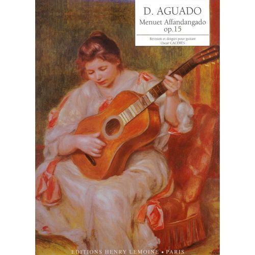 LEMOINE AGUADO DIONISIO - MENUET AFFANDANGADO OP.15 - GUITARE