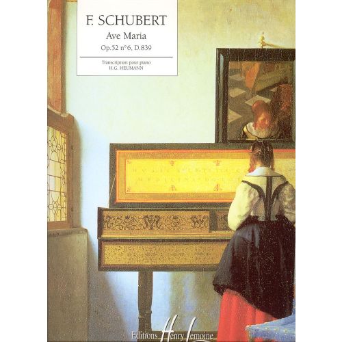 LEMOINE SCHUBERT F. - AVE MARIA OP.52 N°6 - PIANO