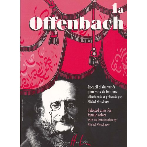 EDITION DELRIEU OFFENBACH JACQUES - RECUEIL D'AIRS VARIÉS VOL.1A - SOPRANO OU MEZZO, PIANO