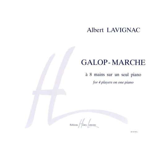  Lavignac Albert - Galop - Marche - Piano 6 Mains
