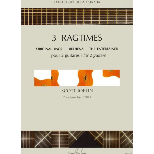 JOPLIN SCOTT - RAGTIMES (3) - 2 GUITARES