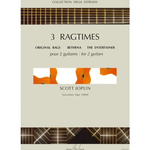 LEMOINE JOPLIN SCOTT - RAGTIMES (3) - 2 GUITARES