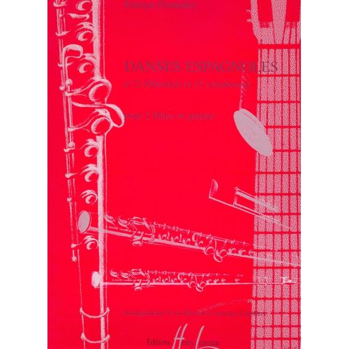 LEMOINE GRANADOS E. - DANSES ESPAGNOLES N°2 ORIENTAL ET N°12 ARABESCA - 2 FLUTES, GUITARE