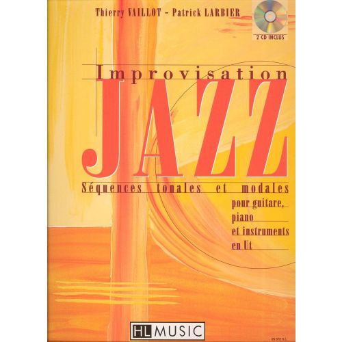 LARBIER P. / VAILLOT T. - IMPROVISATION JAZZ VOL.1 + CD - CLAVIER