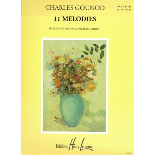 LEMOINE GOUNOD CHARLES - MELODIES (11) - VOIX ELEVEE, PIANO