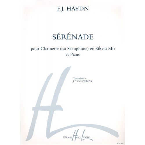 LEMOINE HAYDN J. - SERENADE - CLARINETTE SIB OU SAXOPHONE MIB, PIANO