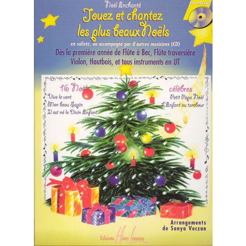 VECZAN SONYA - NOËL ENCHANTÉ VOL.1 + CD - FLUTE, PIANO