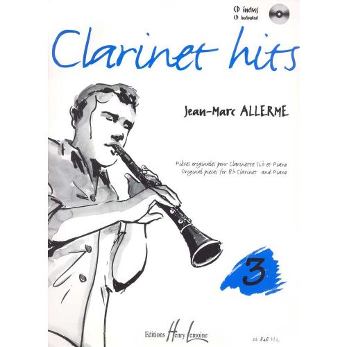 ALLERME - CLARINET HITS VOL.3 + CD - CLARINETTE, PIANO