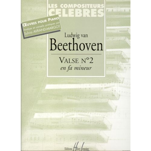 LEMOINE BEETHOVEN LUDWIG VAN - VALSE N°2 EN FA MIN. - PIANO
