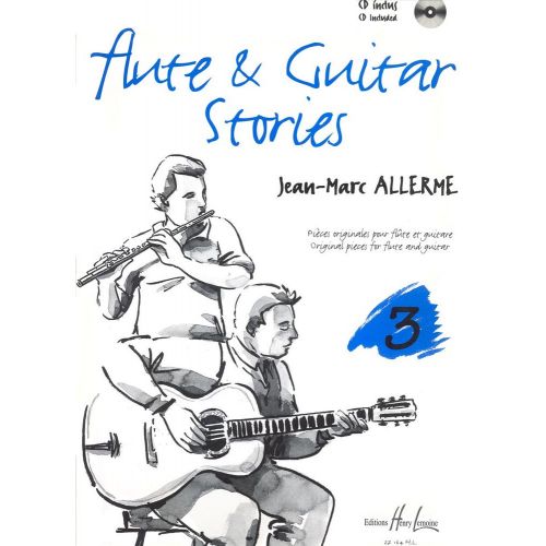 LEMOINE Alle - Flute And Guitar Stories Vol.3 + Cd - Flute, Guitare