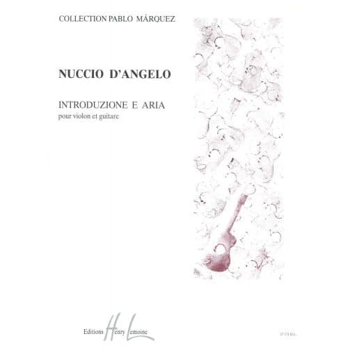 ANGELO NUCCIO (D') - INTRODUZIONE E ARIA - VIOLON, GUITARE