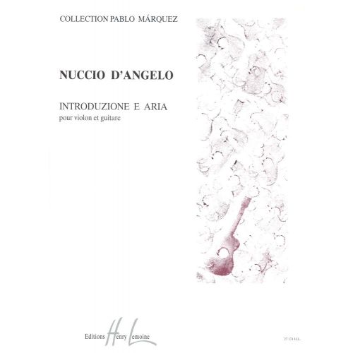 ANGELO NUCCIO (D') - INTRODUZIONE E ARIA - VIOLON, GUITARE
