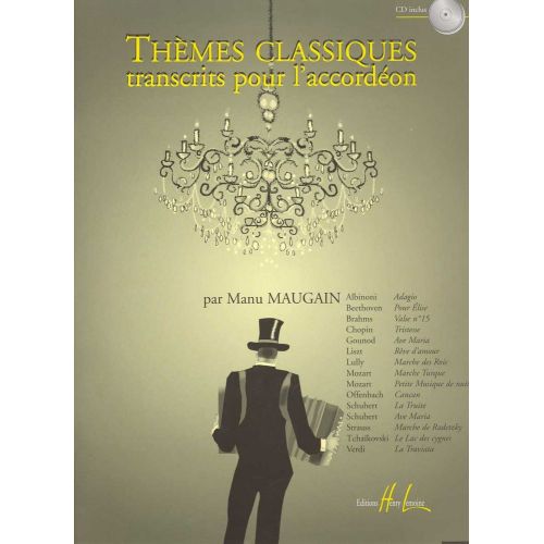 MAUGAIN MANU - THEMES CLASSIQUES VOL.1 + CD - ACCORDEON